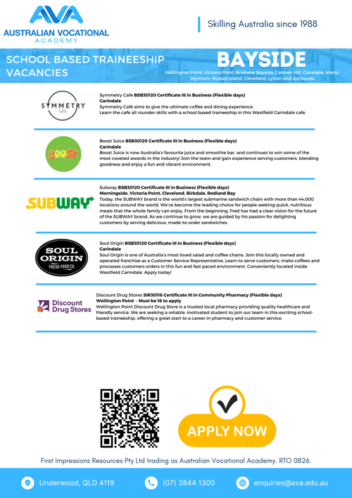 School Based Traineeship - Bayside-4