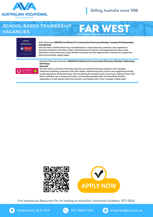 School Based Traineeship - Far West (1)