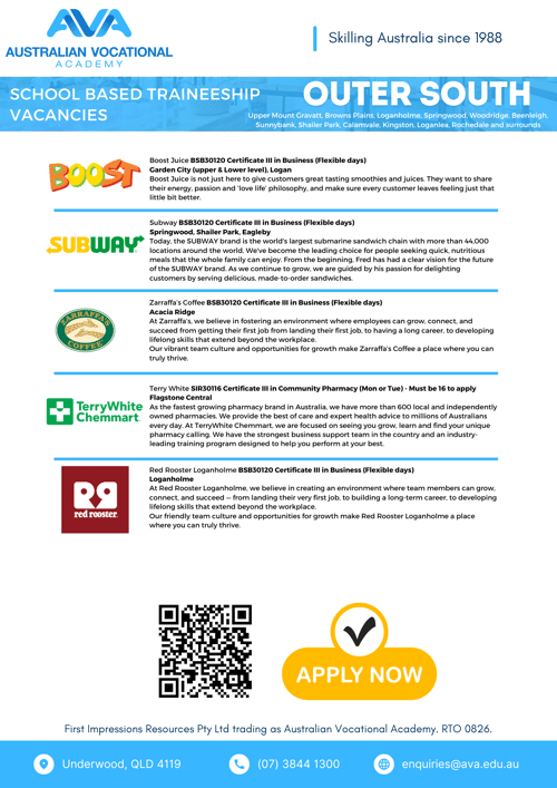 School Based Traineeship - Outer South-Sep-18-2025-02-59-03-6237-AM