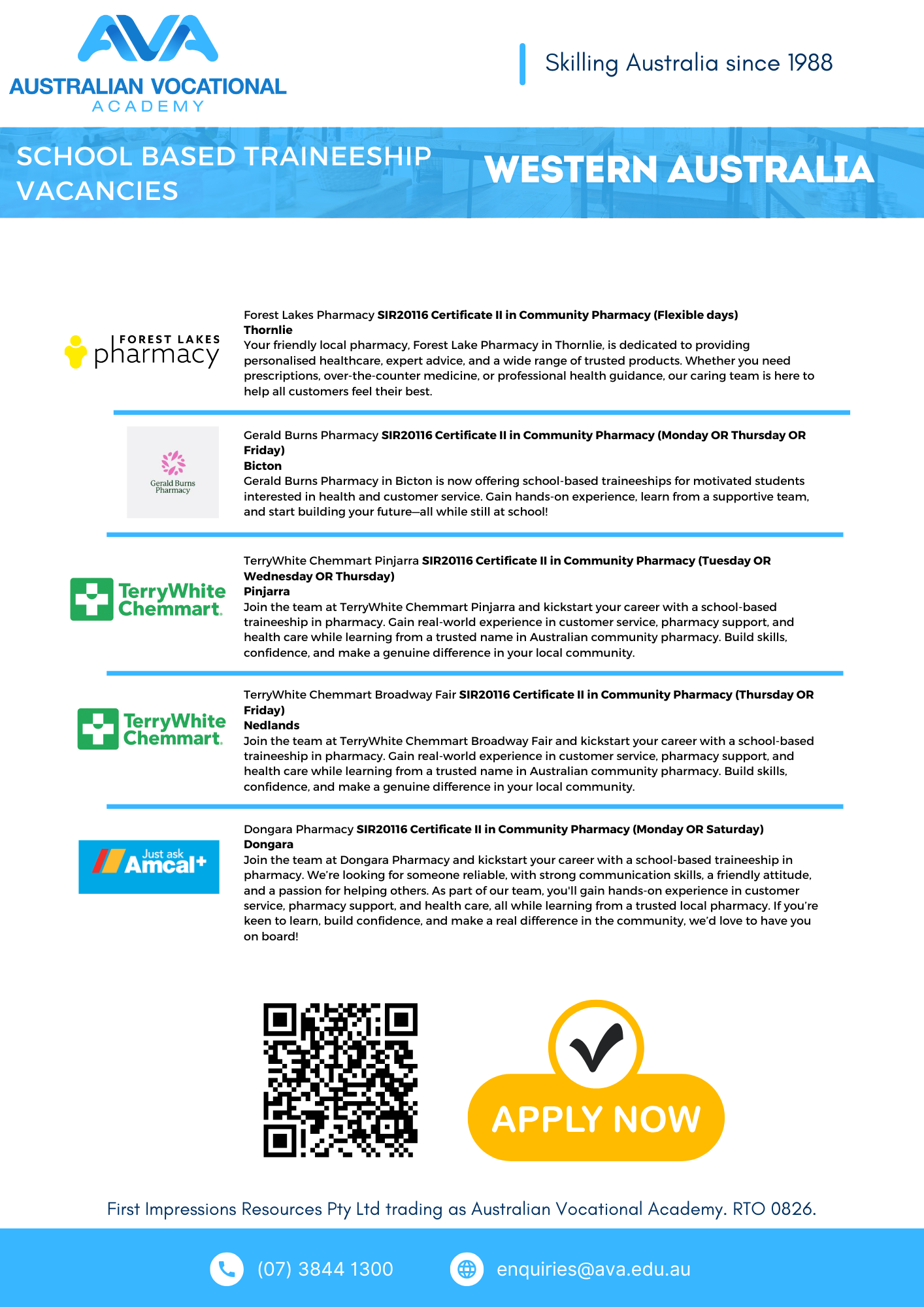 School Based Traineeship - Western Australia-1